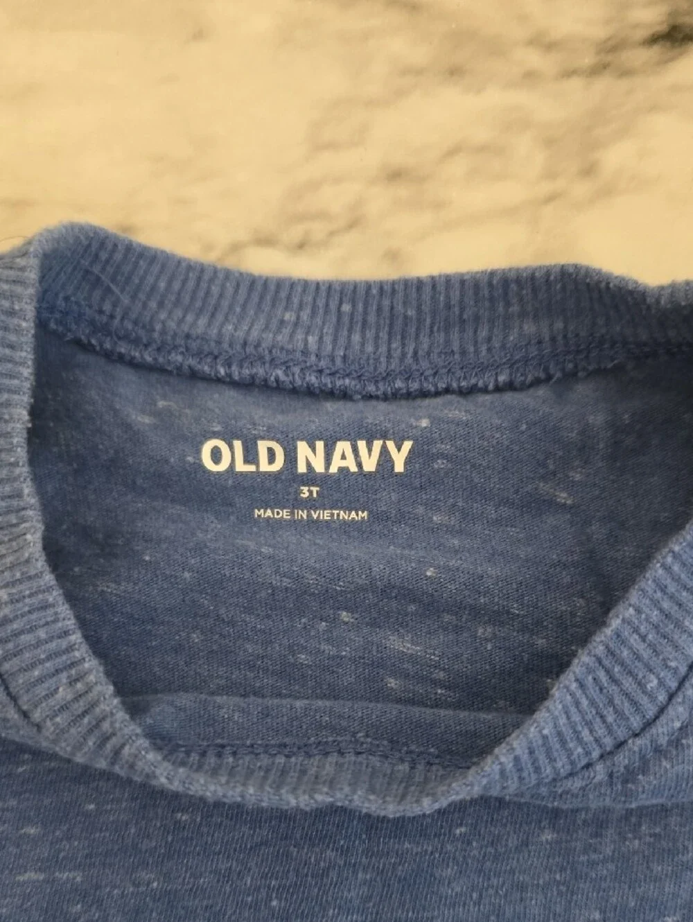 Old Navy Kids Heathered Blue Short Sleeve Tee
